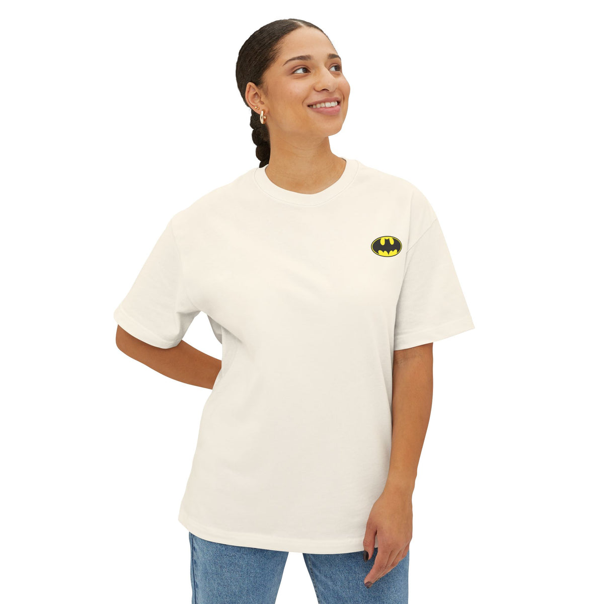 Minimal Yellow Smiley Chest Tee