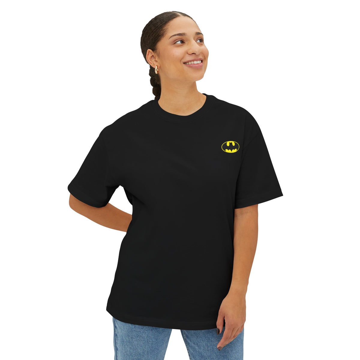 Minimal Yellow Smiley Chest Tee