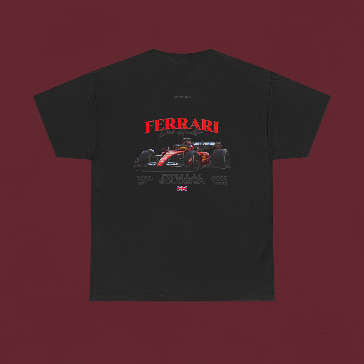 Ferrari Formula Racing T‑Shirt — Scuderia F1 Car Graphic Tee