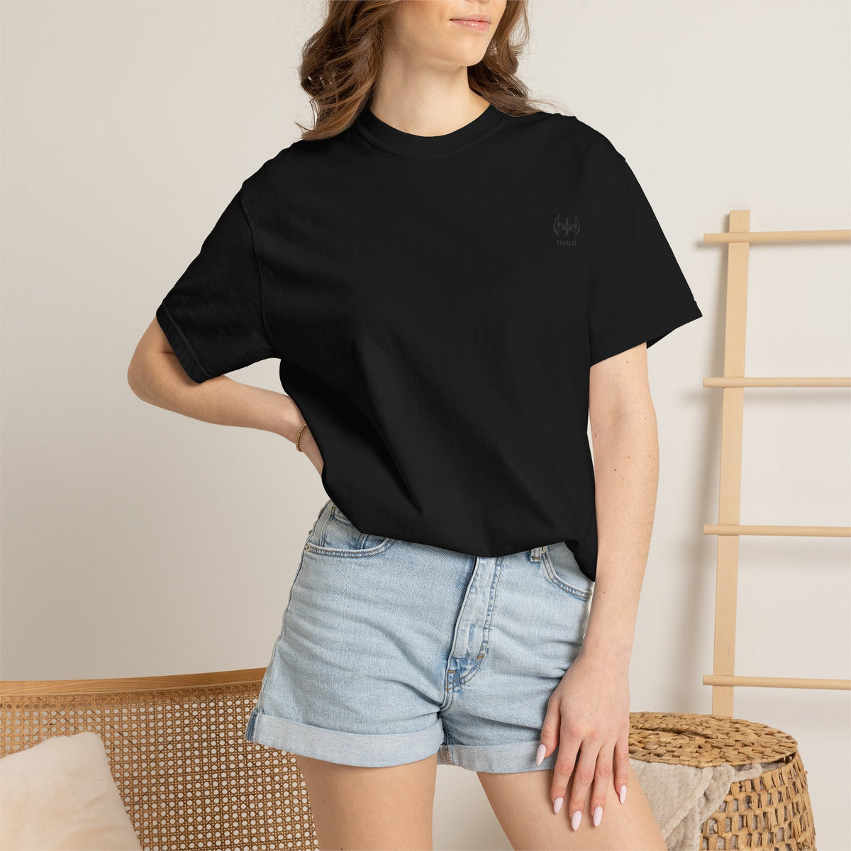 Liberty Bound Graphic T‑Shirt — Statue of Liberty Blindfolded Patriotic Art Tee