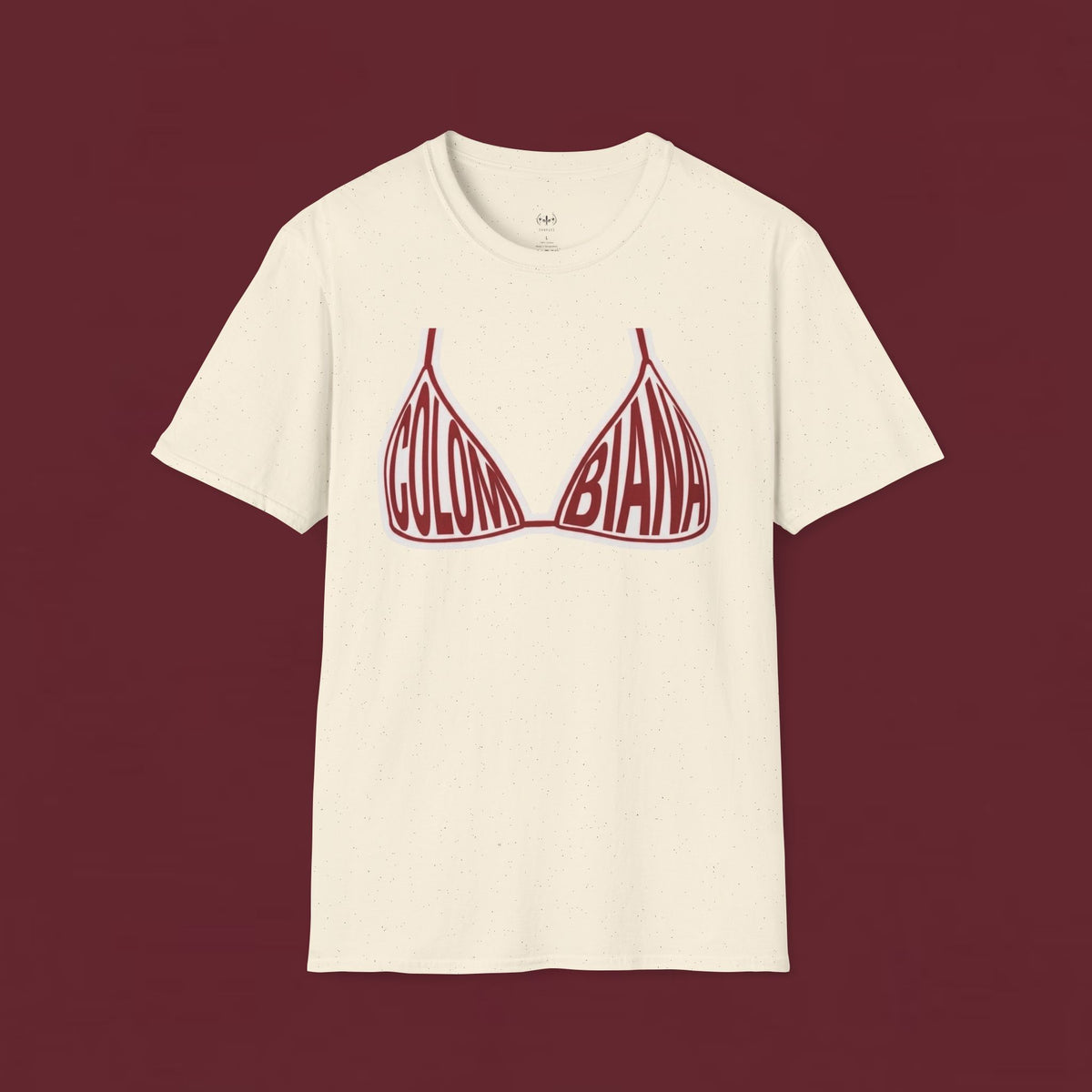 T-Shirt — 'GULOM BIANCA' Bikini Graphic Tee, Playful Retro Typography Top for Women