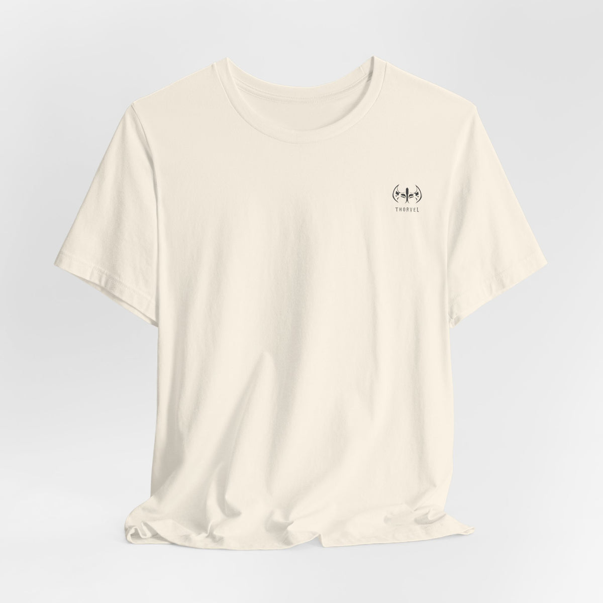 Starry Grin Graphic Tee — Watercolor Smiling Star Back Print