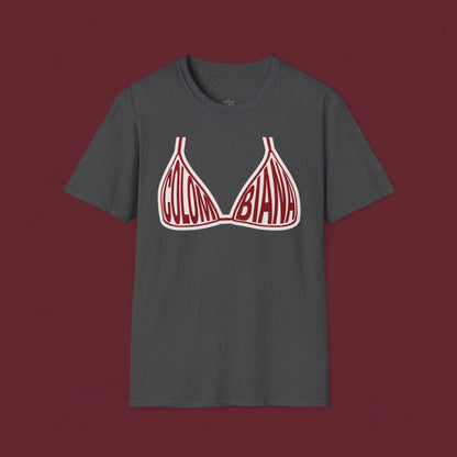 T-Shirt — 'GULOM BIANCA' Bikini Graphic Tee, Playful Retro Typography Top for Women
