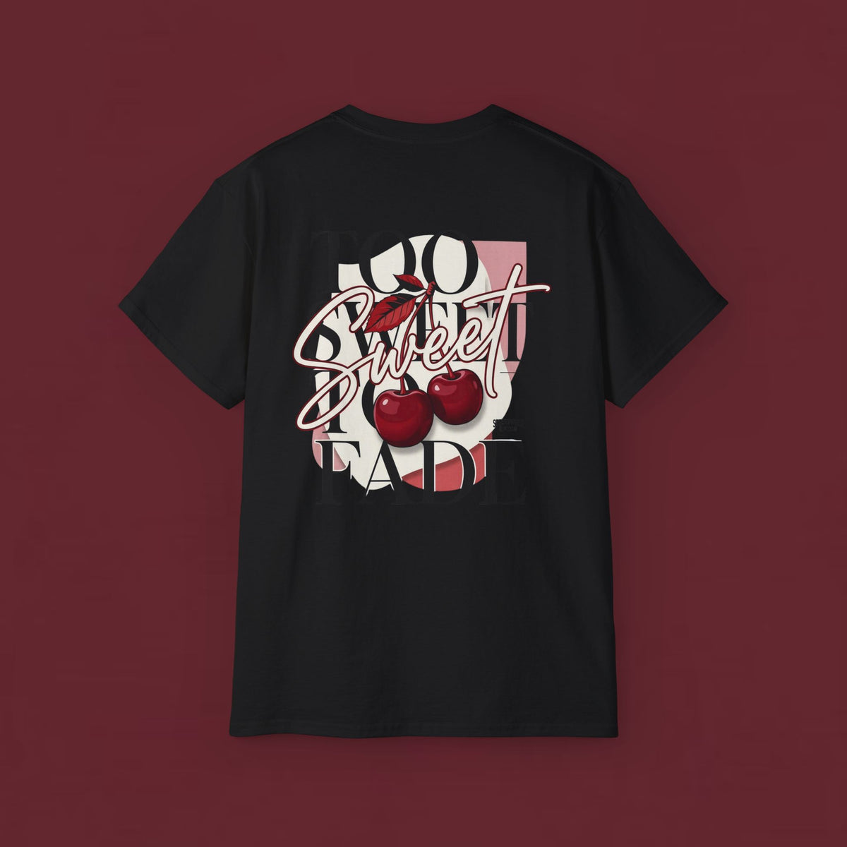 Too Sweet To Fade Tee — Cherry Graphic Cotton T-Shirt