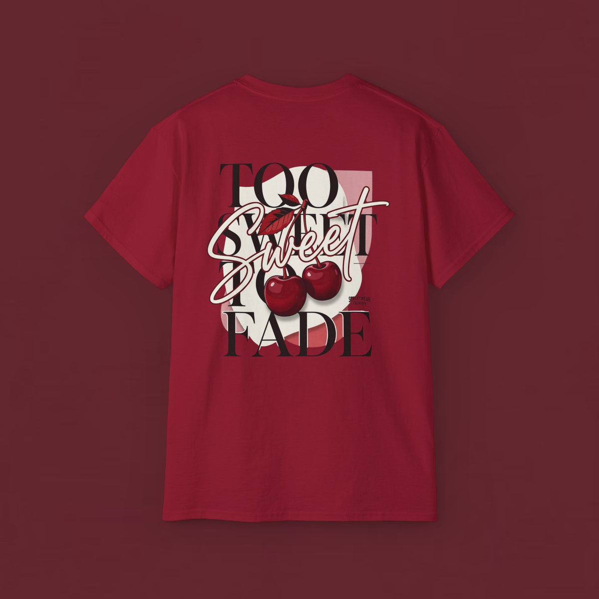 Too Sweet To Fade Tee — Cherry Graphic Cotton T-Shirt