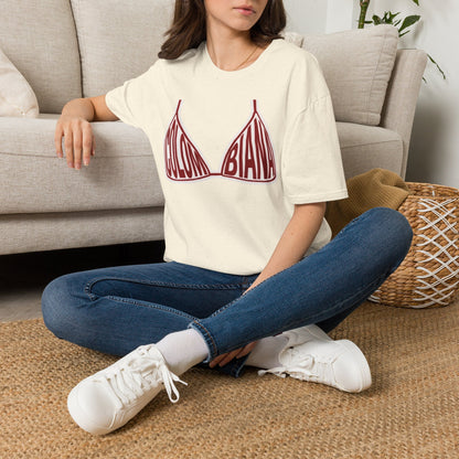 T-Shirt — 'GULOM BIANCA' Bikini Graphic Tee, Playful Retro Typography Top for Women