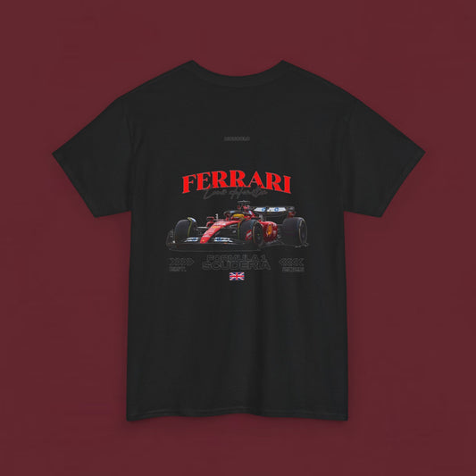 Ferrari Formula Racing T‑Shirt — Scuderia F1 Car Graphic Tee