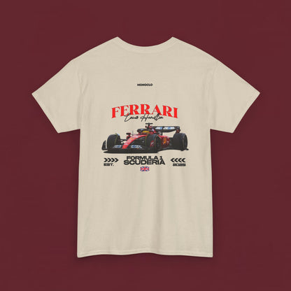 Ferrari Formula Racing T‑Shirt — Scuderia F1 Car Graphic Tee