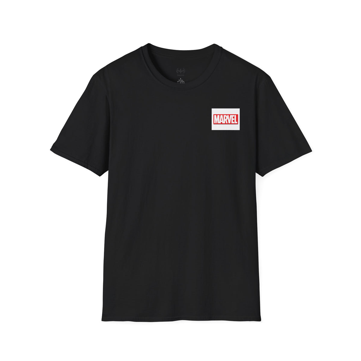Marvel Logo T-Shirt — Minimal Retro Chest Graphic Tee