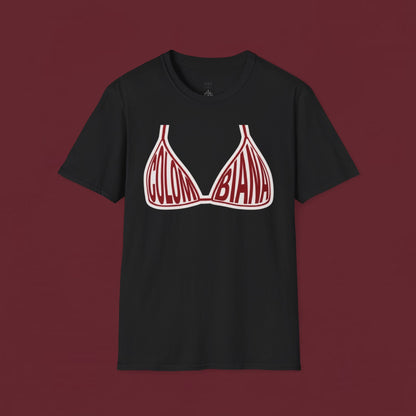 T-Shirt — 'GULOM BIANCA' Bikini Graphic Tee, Playful Retro Typography Top for Women