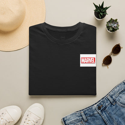 Marvel Logo T-Shirt — Minimal Retro Chest Graphic Tee