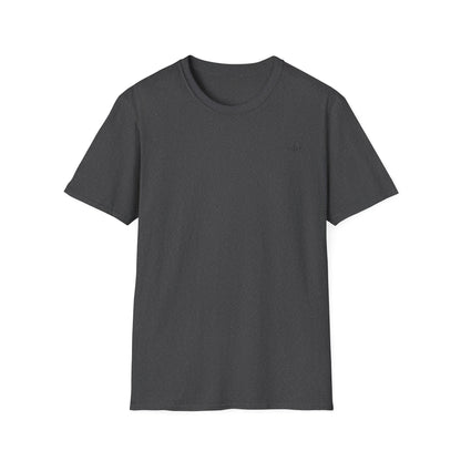 Minimalist Tiny Logo T-Shirt — Neutral Casual Tee with Small Chest Emblem